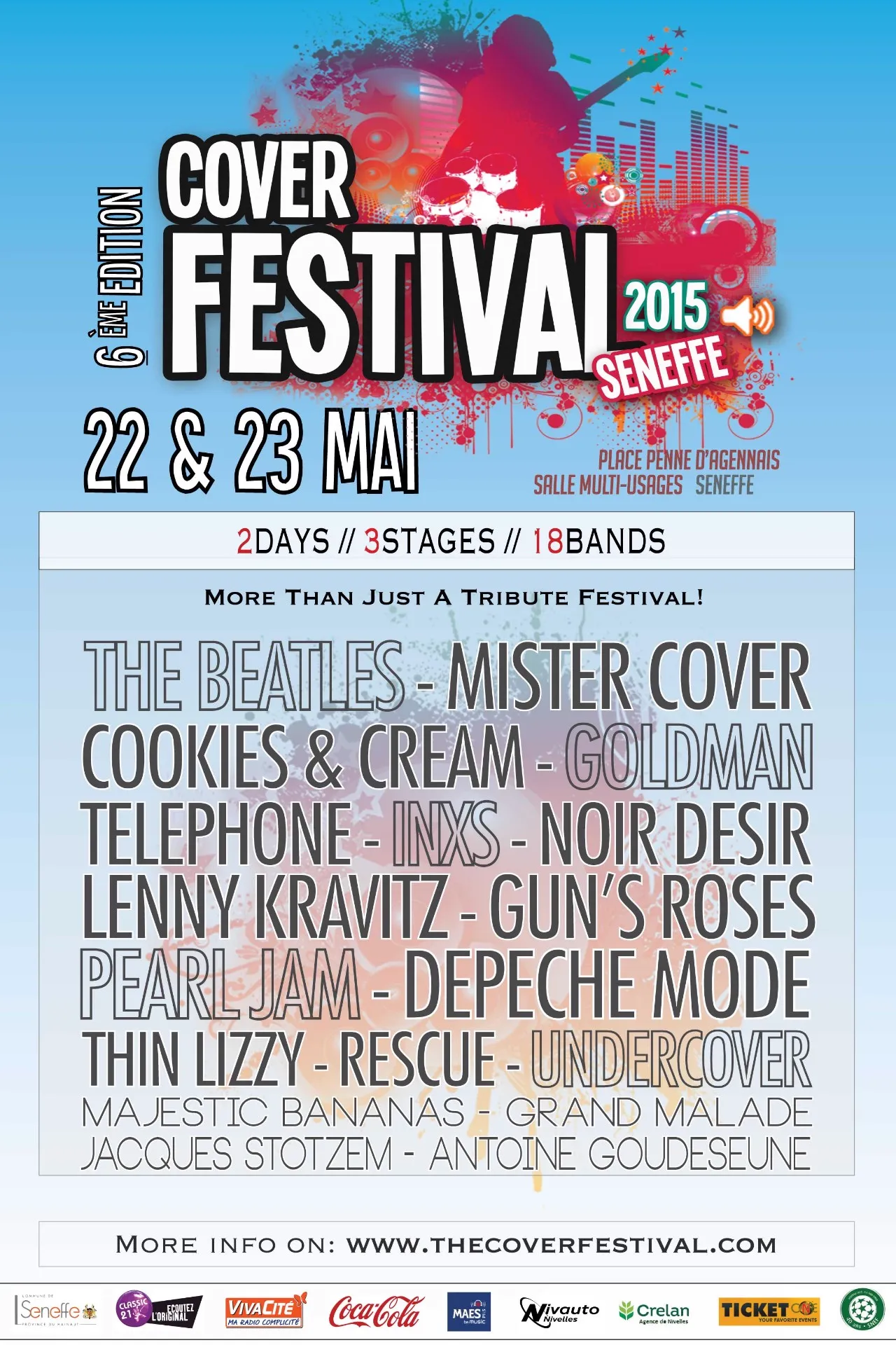 Affiche officielle Seneffe Festival 2015
