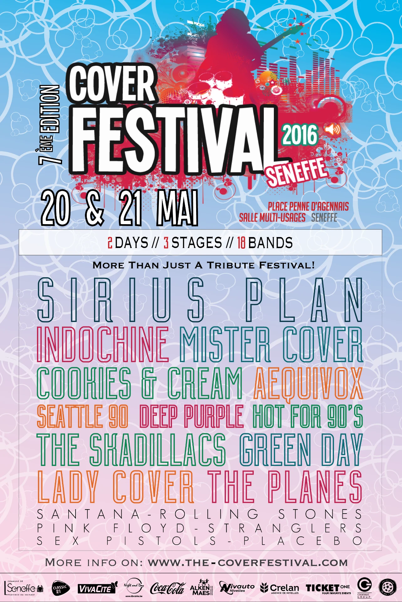 Affiche officielle Seneffe Festival 2016