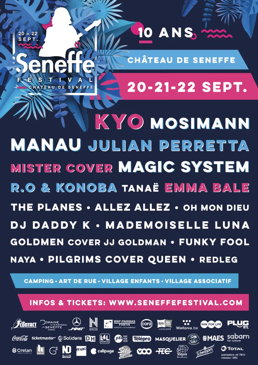 Affiche officielle Seneffe Festival 2019